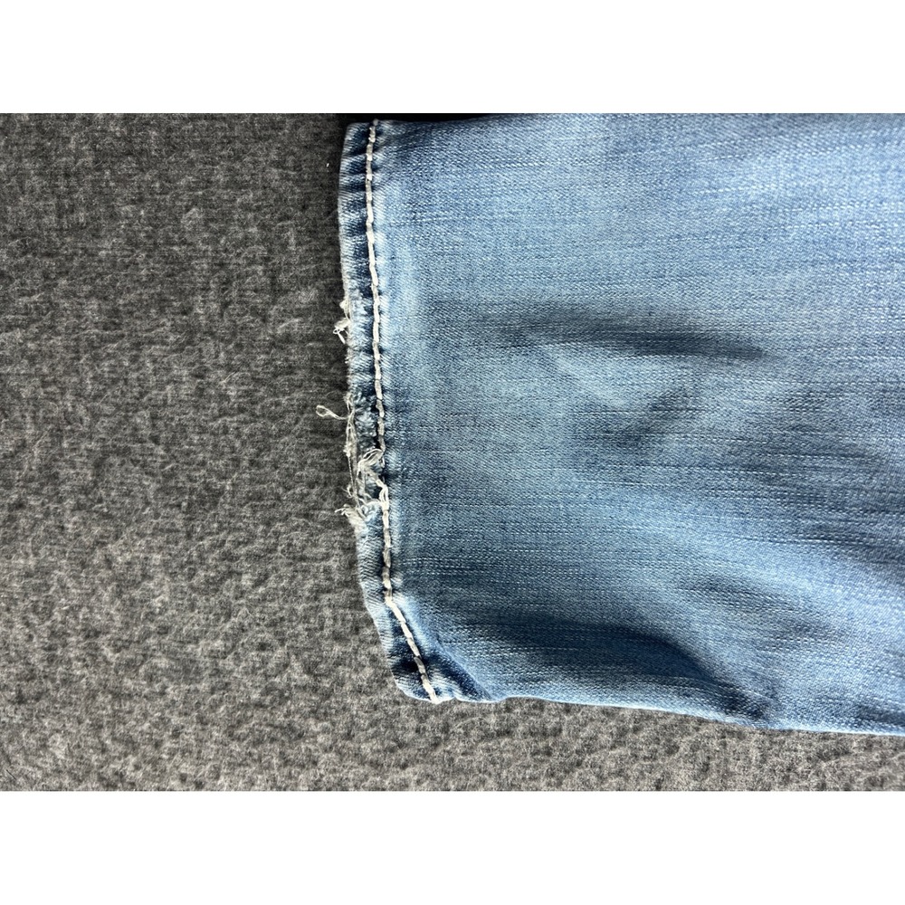Rock Revival Sherry Mid-Rise Bootcut Jeans Light Wash Distressed Blue Denim 25 - Picture 9 of 16